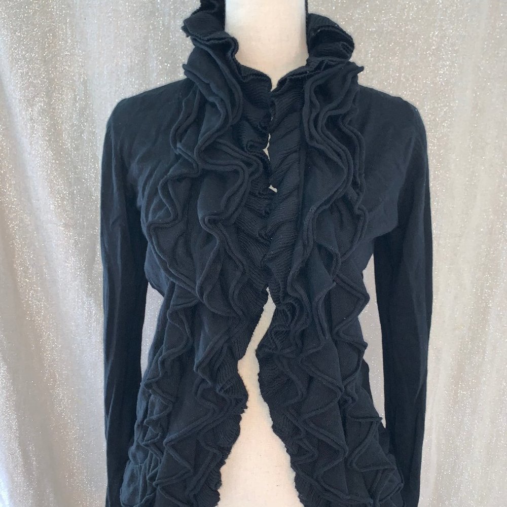 Romeo & Juliet Couture Ruffled Cardigan